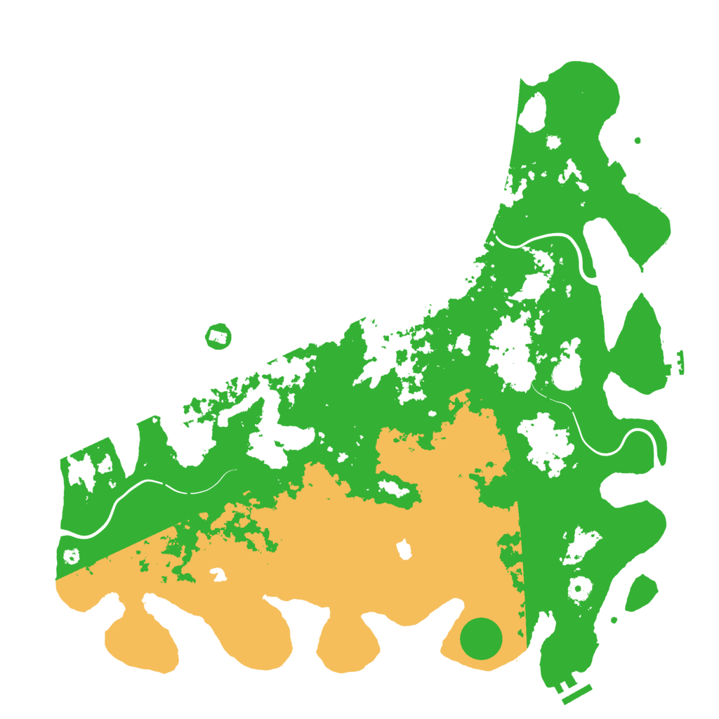 Biome Rust Map: Procedural Map, Size: 4500, Seed: 1914160575
