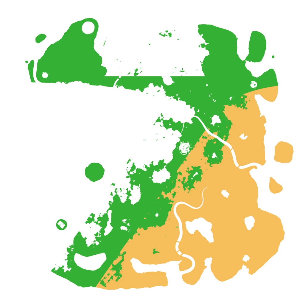 Biome Rust Map: Procedural Map, Size: 4500, Seed: 21510