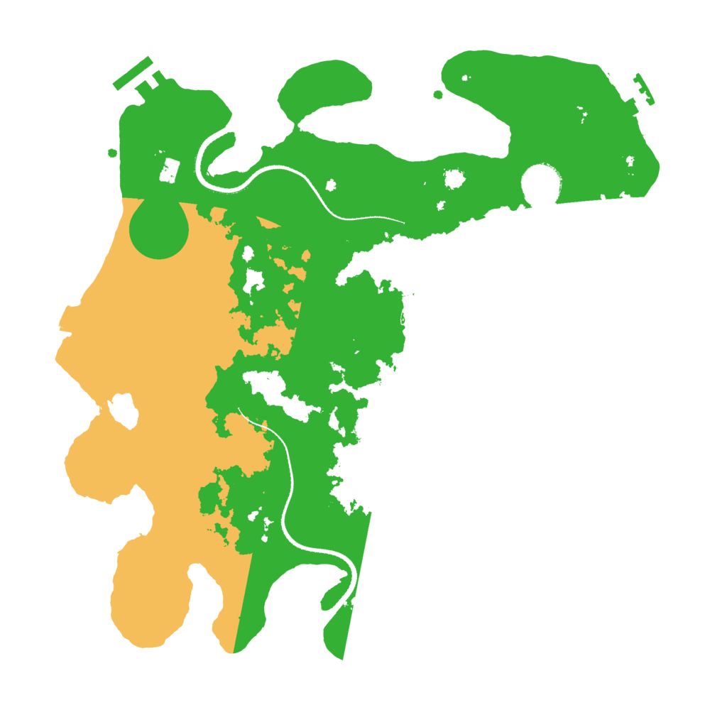 Biome Rust Map: Procedural Map, Size: 3234, Seed: 156199102