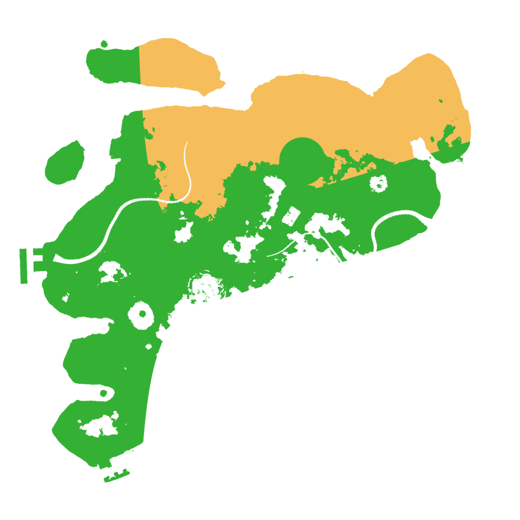 Biome Rust Map: Procedural Map, Size: 3000, Seed: 779308633