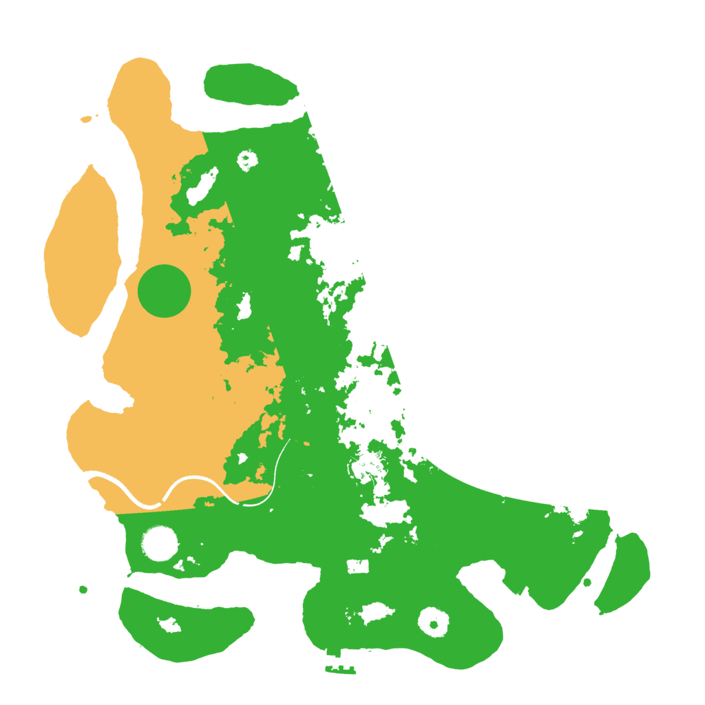 Biome Rust Map: Procedural Map, Size: 3500, Seed: 199452365