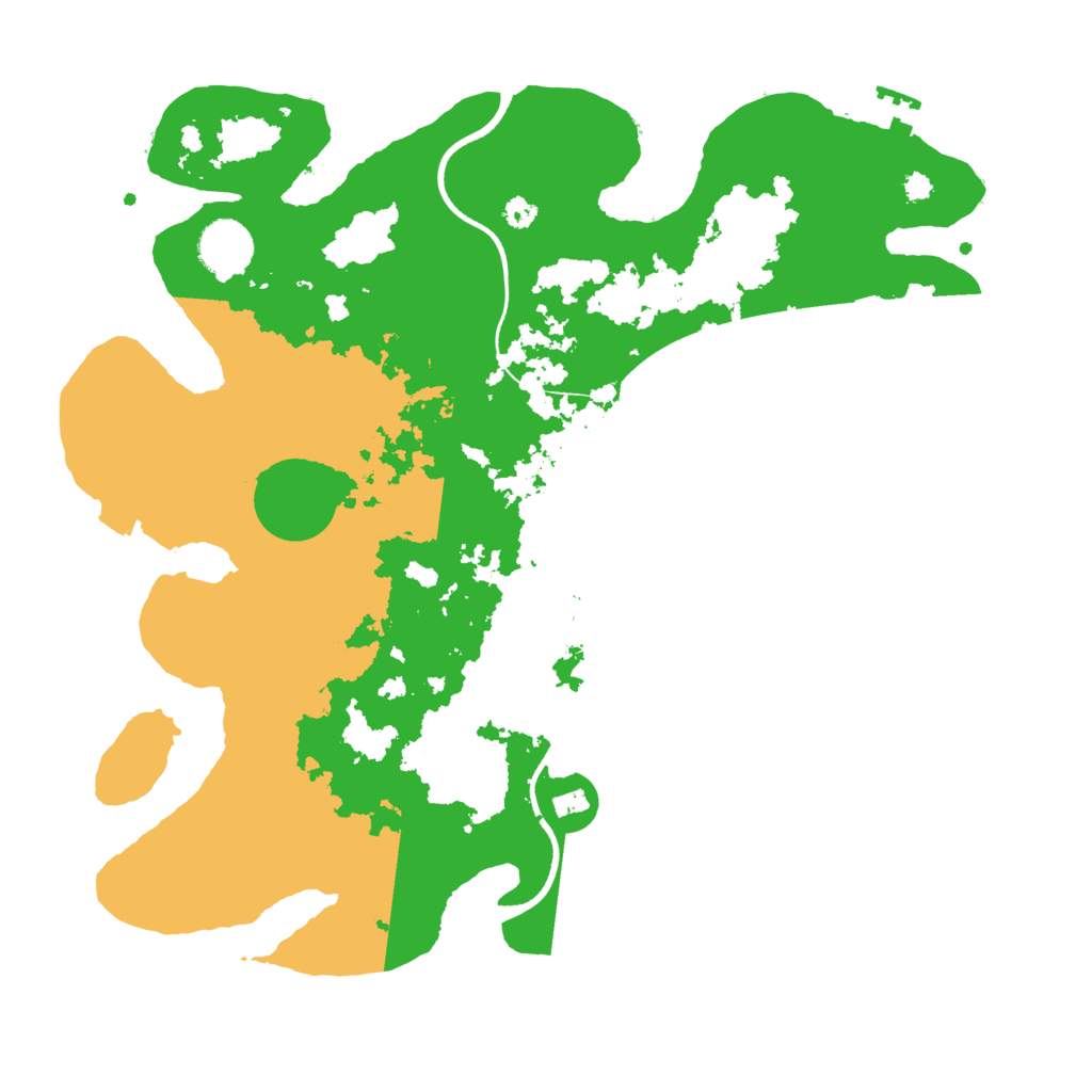 Biome Rust Map: Procedural Map, Size: 3500, Seed: 1070299749