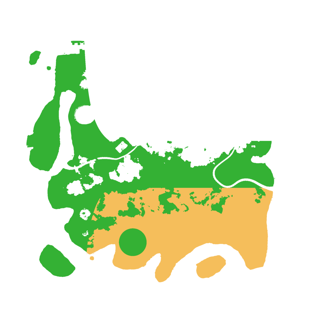 Biome Rust Map: Procedural Map, Size: 3000, Seed: 1566800614