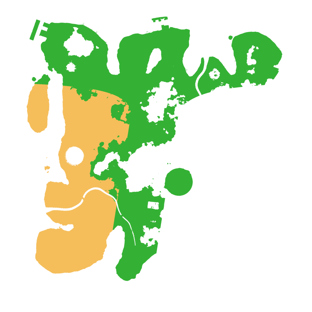 Biome Rust Map: Procedural Map, Size: 3000, Seed: 441880427