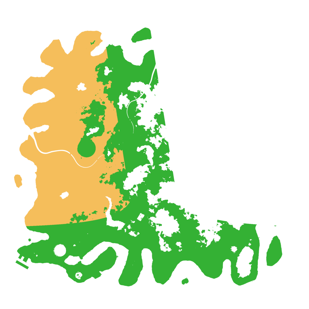 Biome Rust Map: Procedural Map, Size: 4500, Seed: 6052204