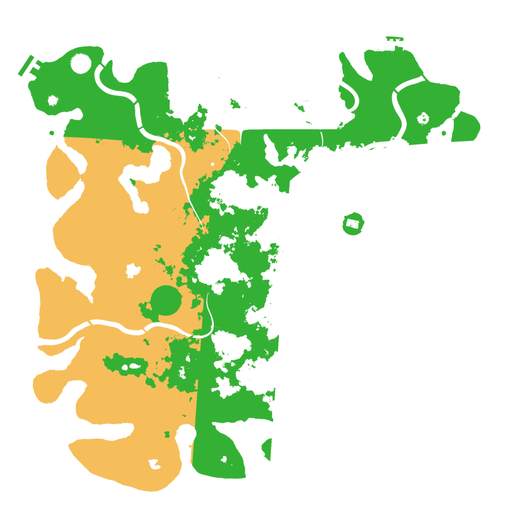 Biome Rust Map: Procedural Map, Size: 4500, Seed: 14982
