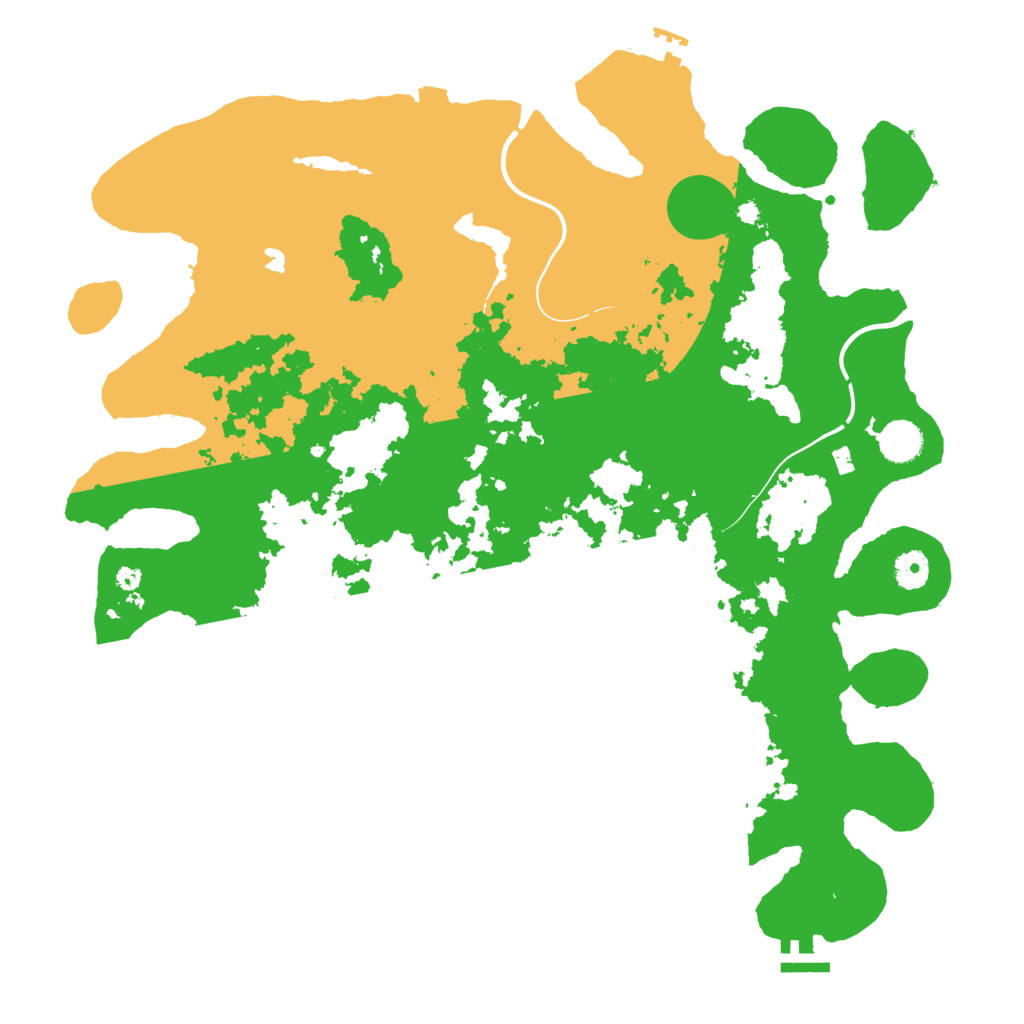 Biome Rust Map: Procedural Map, Size: 4200, Seed: 1189511295