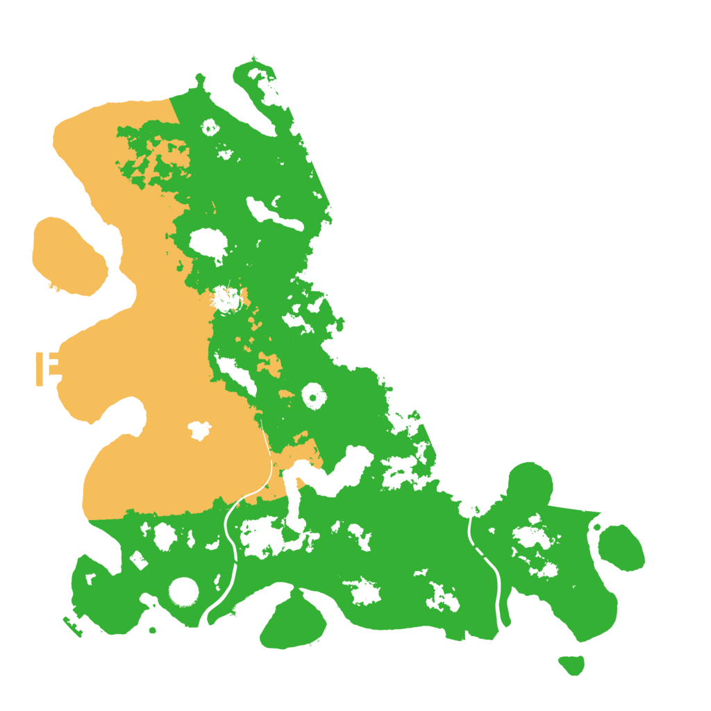 Biome Rust Map: Procedural Map, Size: 4250, Seed: 499779416