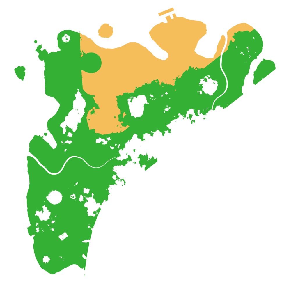 Biome Rust Map: Procedural Map, Size: 3800, Seed: 747035999