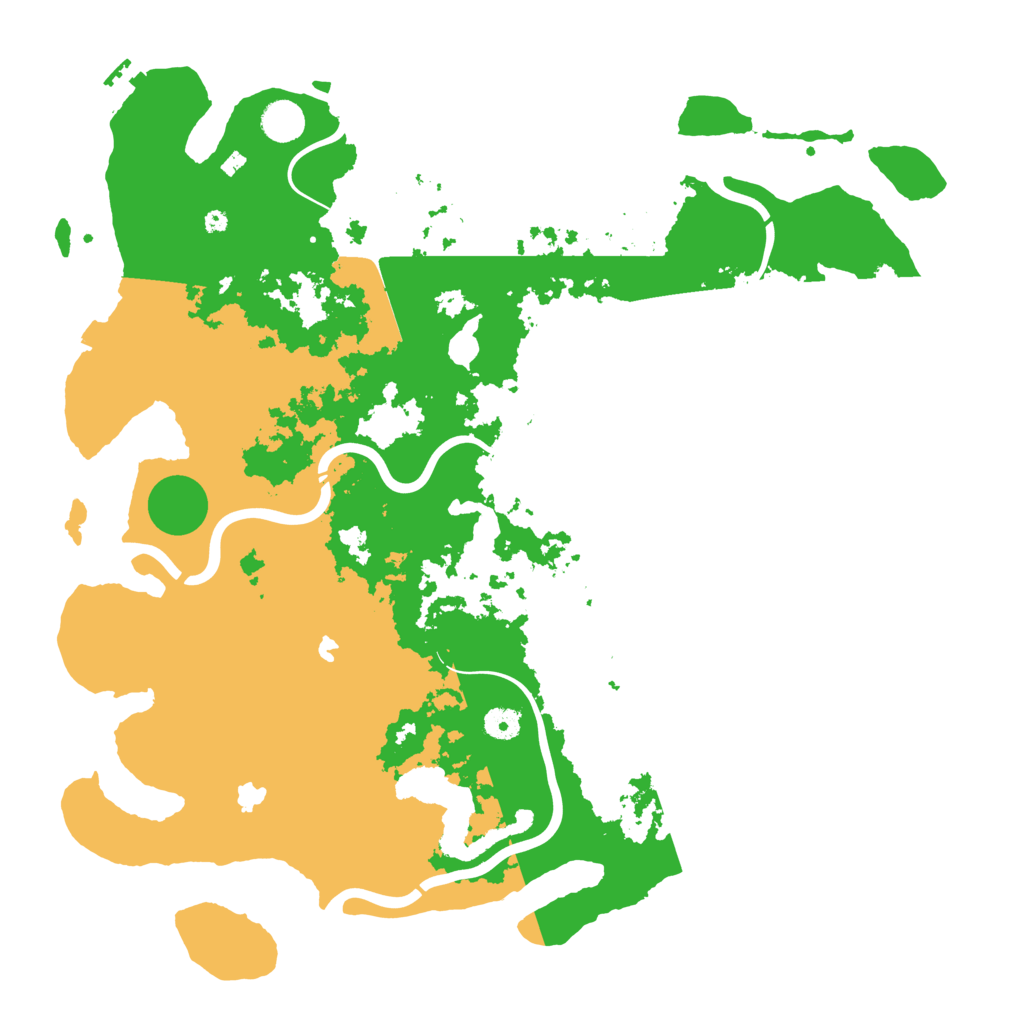 Biome Rust Map: Procedural Map, Size: 4500, Seed: 1242237251