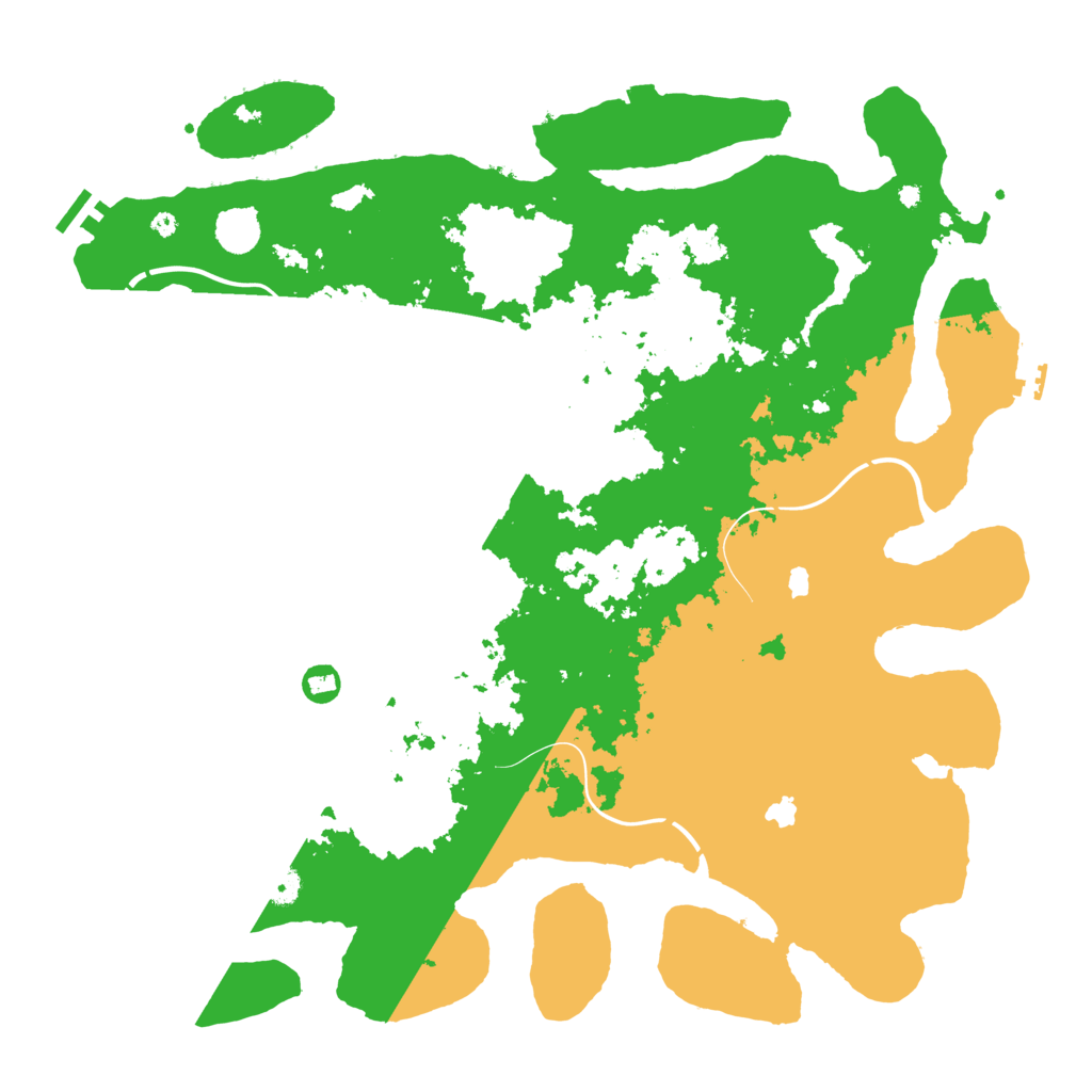 Biome Rust Map: Procedural Map, Size: 4500, Seed: 419073603