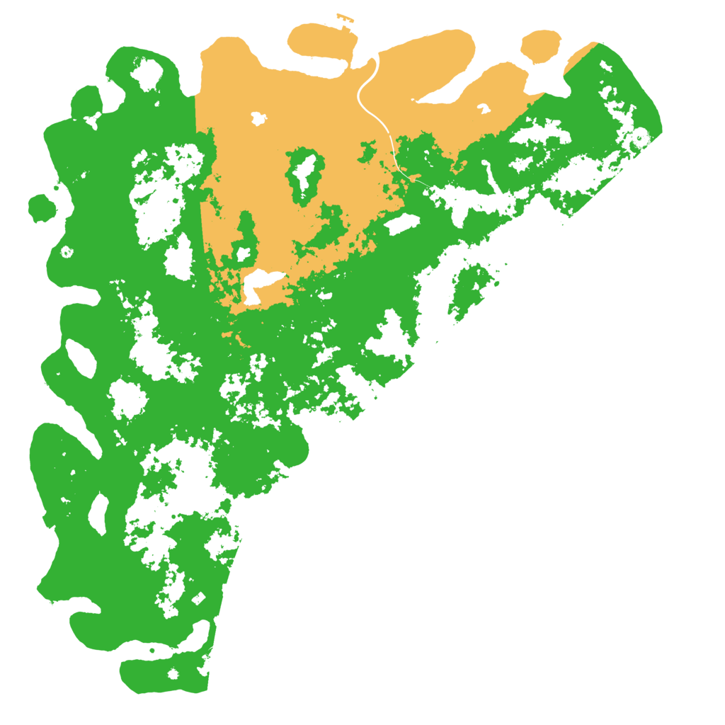 Biome Rust Map: Procedural Map, Size: 6000, Seed: 828363