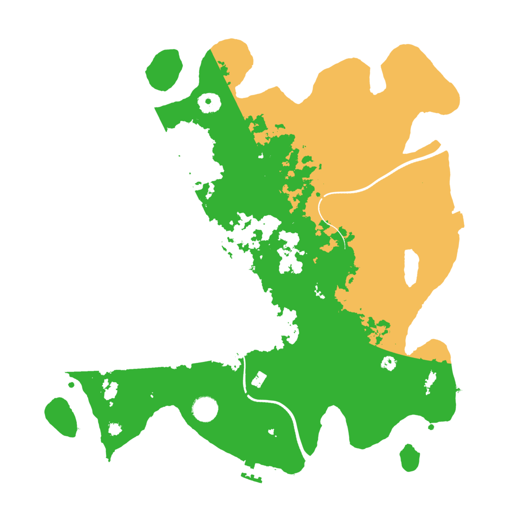 Biome Rust Map: Procedural Map, Size: 3500, Seed: 1820323448