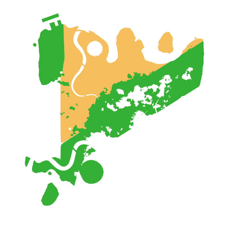 Biome Rust Map: Procedural Map, Size: 2800, Seed: 18561