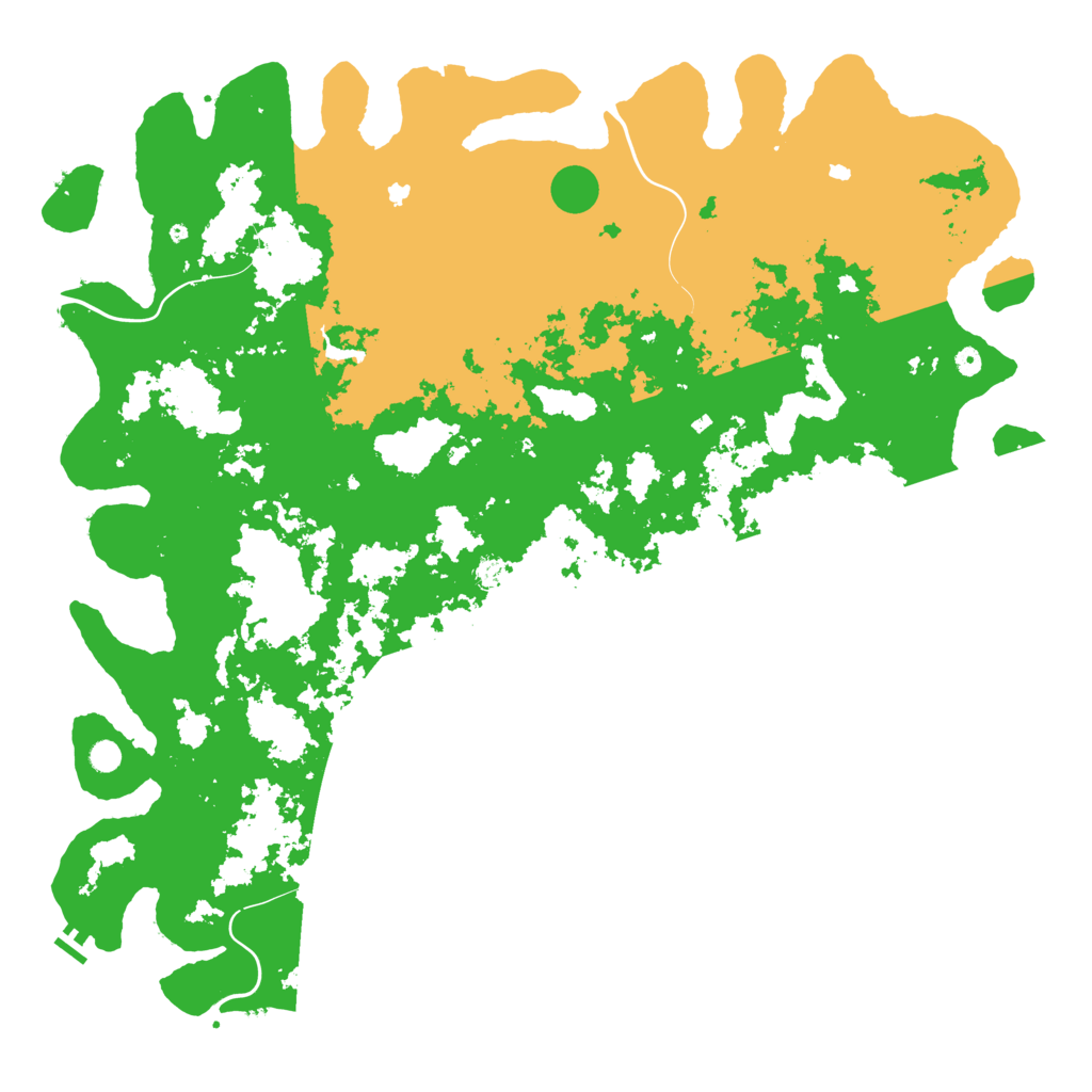 Biome Rust Map: Procedural Map, Size: 6000, Seed: 908869925
