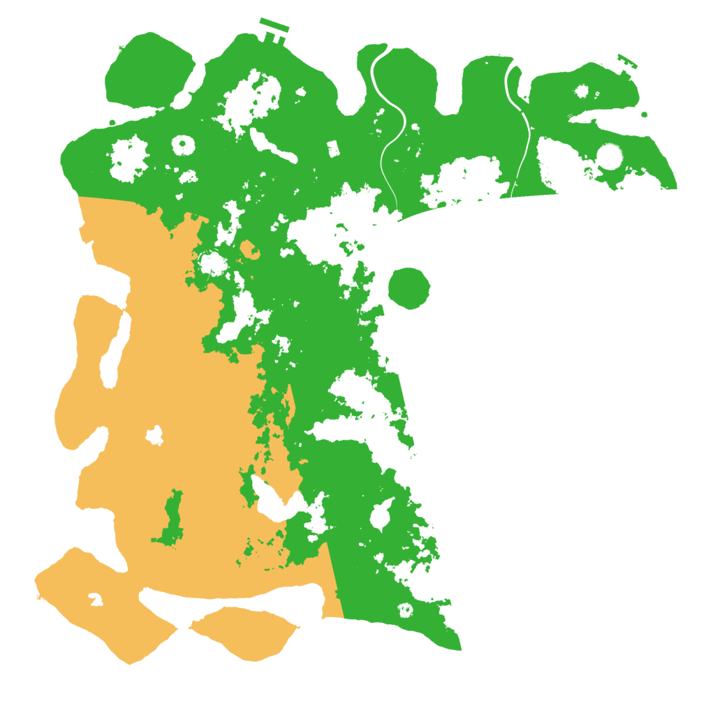 Biome Rust Map: Procedural Map, Size: 4800, Seed: 106525710