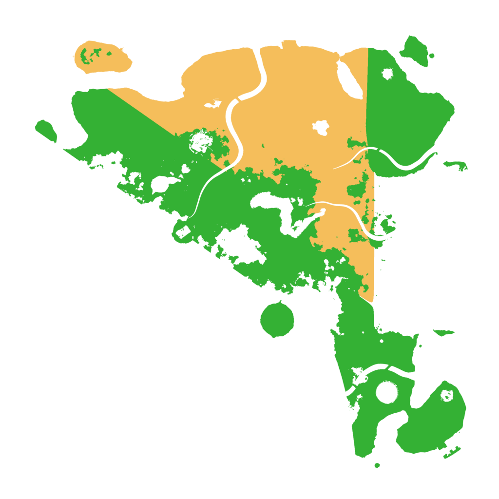 Biome Rust Map: Procedural Map, Size: 4001, Seed: 654610000