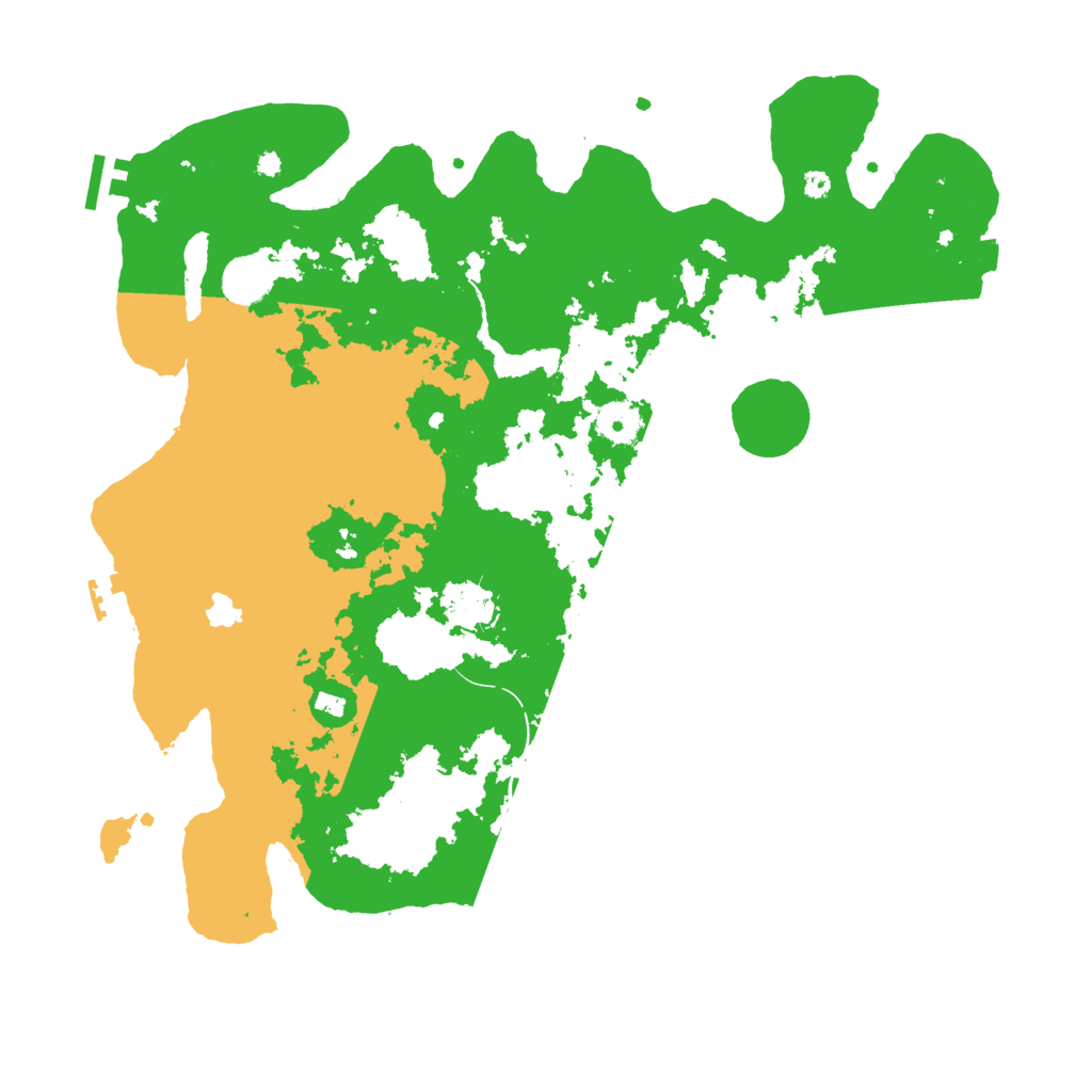 Biome Rust Map: Procedural Map, Size: 4000, Seed: 111925