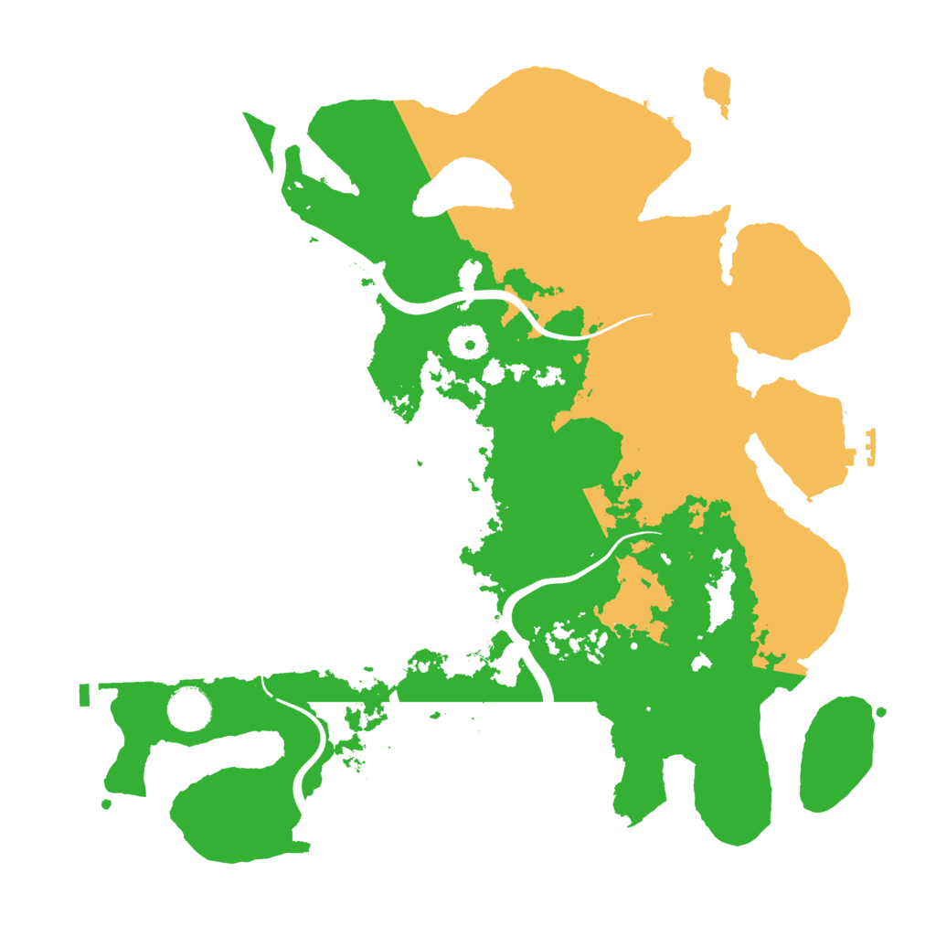 Biome Rust Map: Procedural Map, Size: 3750, Seed: 1446355048