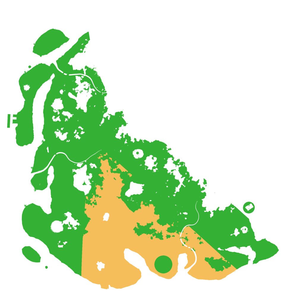 Biome Rust Map: Procedural Map, Size: 4500, Seed: 8032025