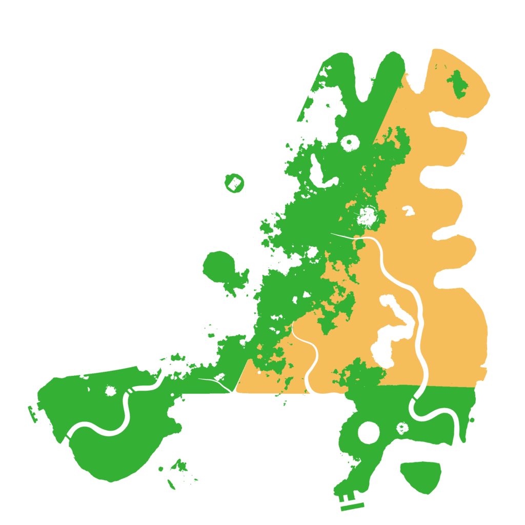 Biome Rust Map: Procedural Map, Size: 4500, Seed: 671535160