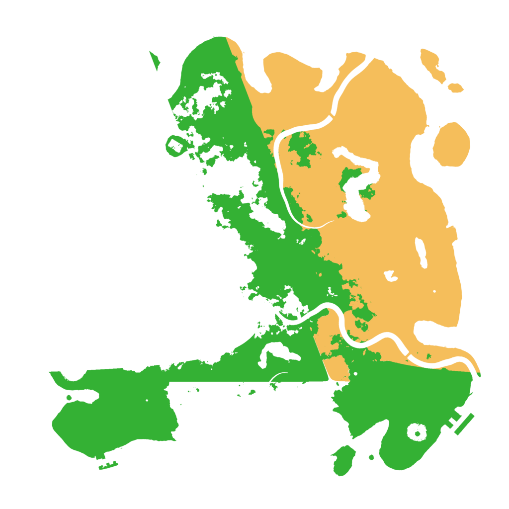 Biome Rust Map: Procedural Map, Size: 4000, Seed: 2109466644