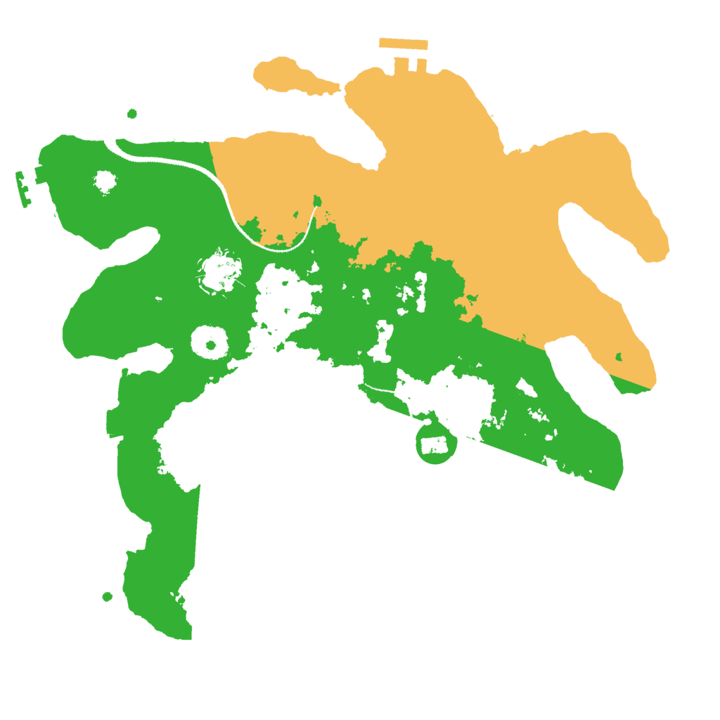 Biome Rust Map: Procedural Map, Size: 3000, Seed: 2010010075