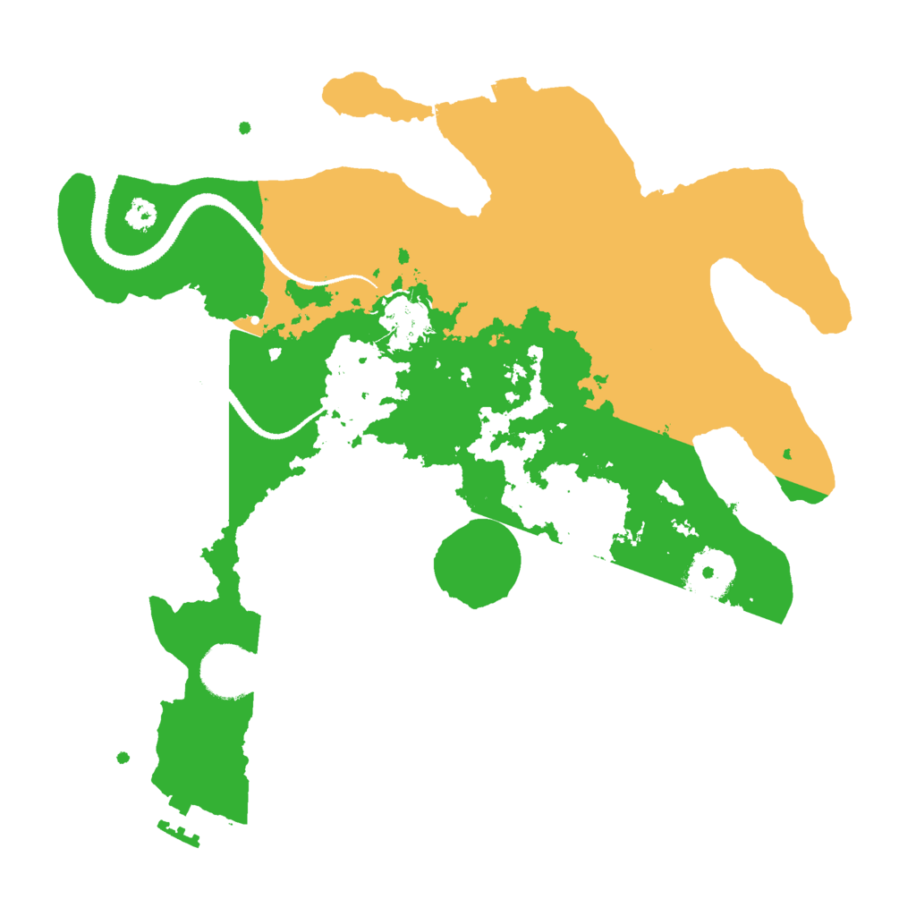 Biome Rust Map: Procedural Map, Size: 3000, Seed: 2010010075