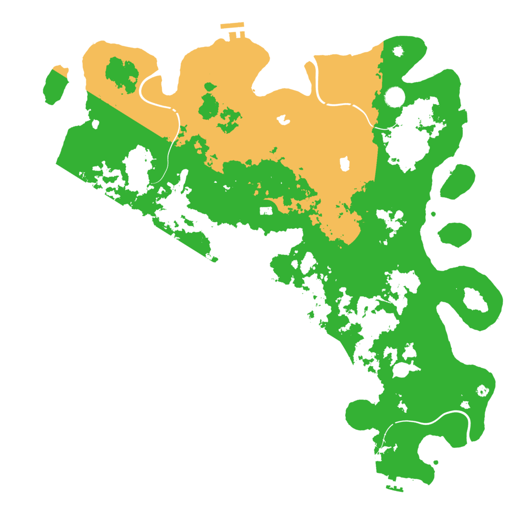 Biome Rust Map: Procedural Map, Size: 4500, Seed: 1317900553