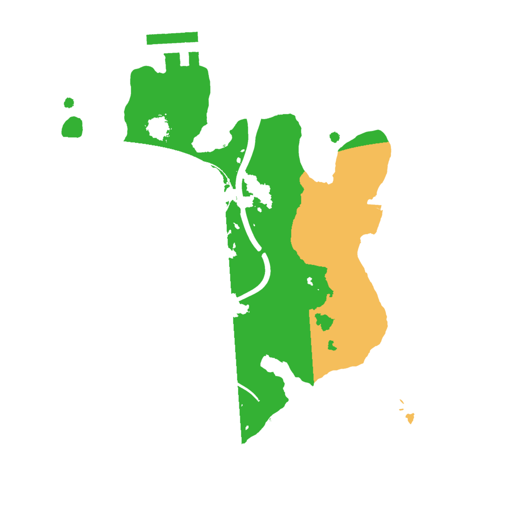 Biome Rust Map: Procedural Map, Size: 2000, Seed: 509581569