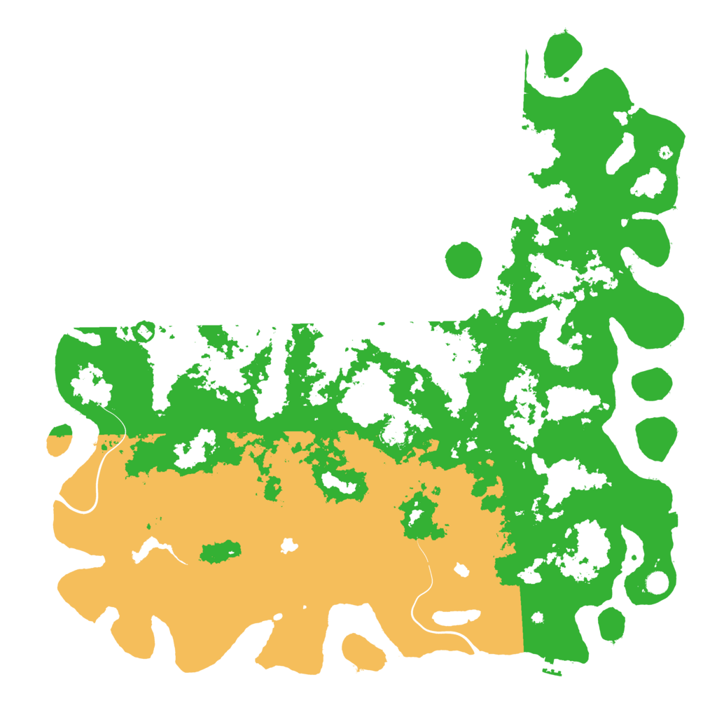 Biome Rust Map: Procedural Map, Size: 5500, Seed: 47289163