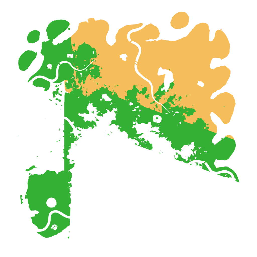 Biome Rust Map: Procedural Map, Size: 4500, Seed: 2010010075