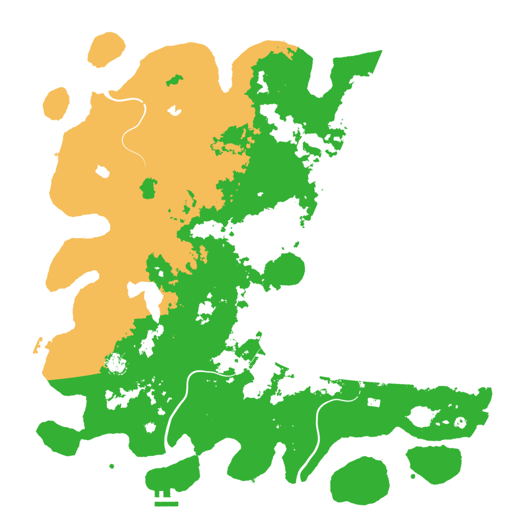 Biome Rust Map: Procedural Map, Size: 4500, Seed: 315128827