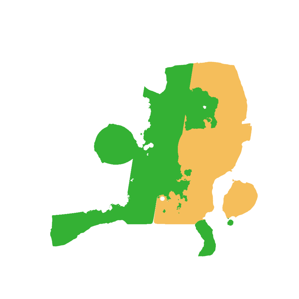 Biome Rust Map: Procedural Map, Size: 2000, Seed: 521929073