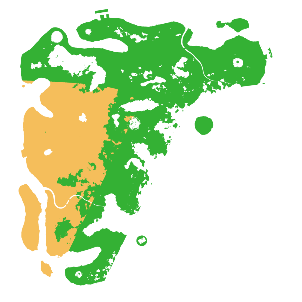 Biome Rust Map: Procedural Map, Size: 4602, Seed: 10