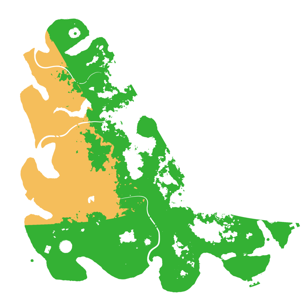 Biome Rust Map: Procedural Map, Size: 4250, Seed: 1337001122