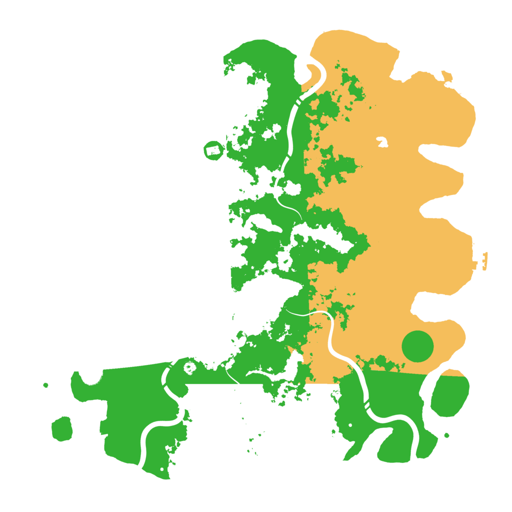 Biome Rust Map: Procedural Map, Size: 4250, Seed: 266613578