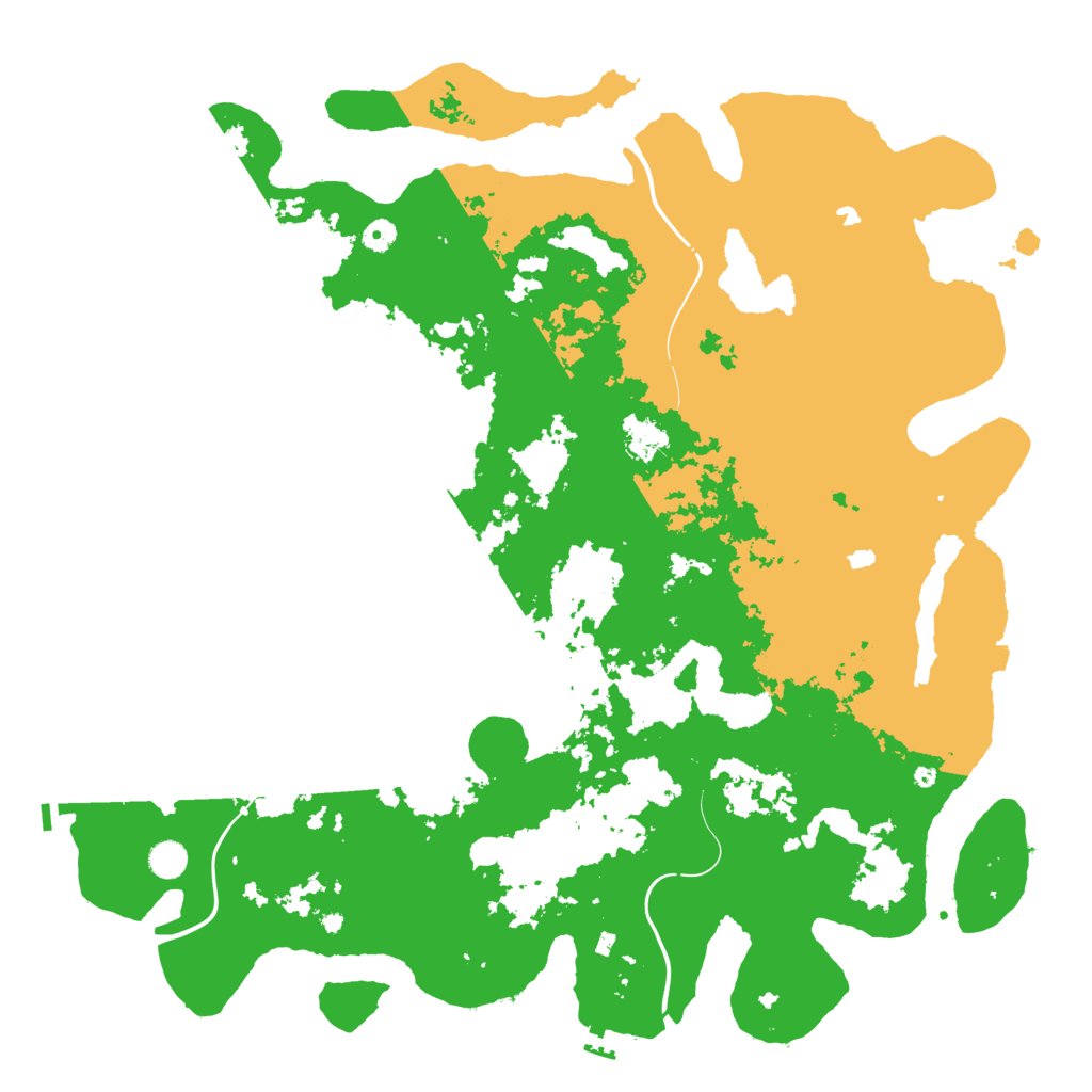 Biome Rust Map: Procedural Map, Size: 5000, Seed: 11481