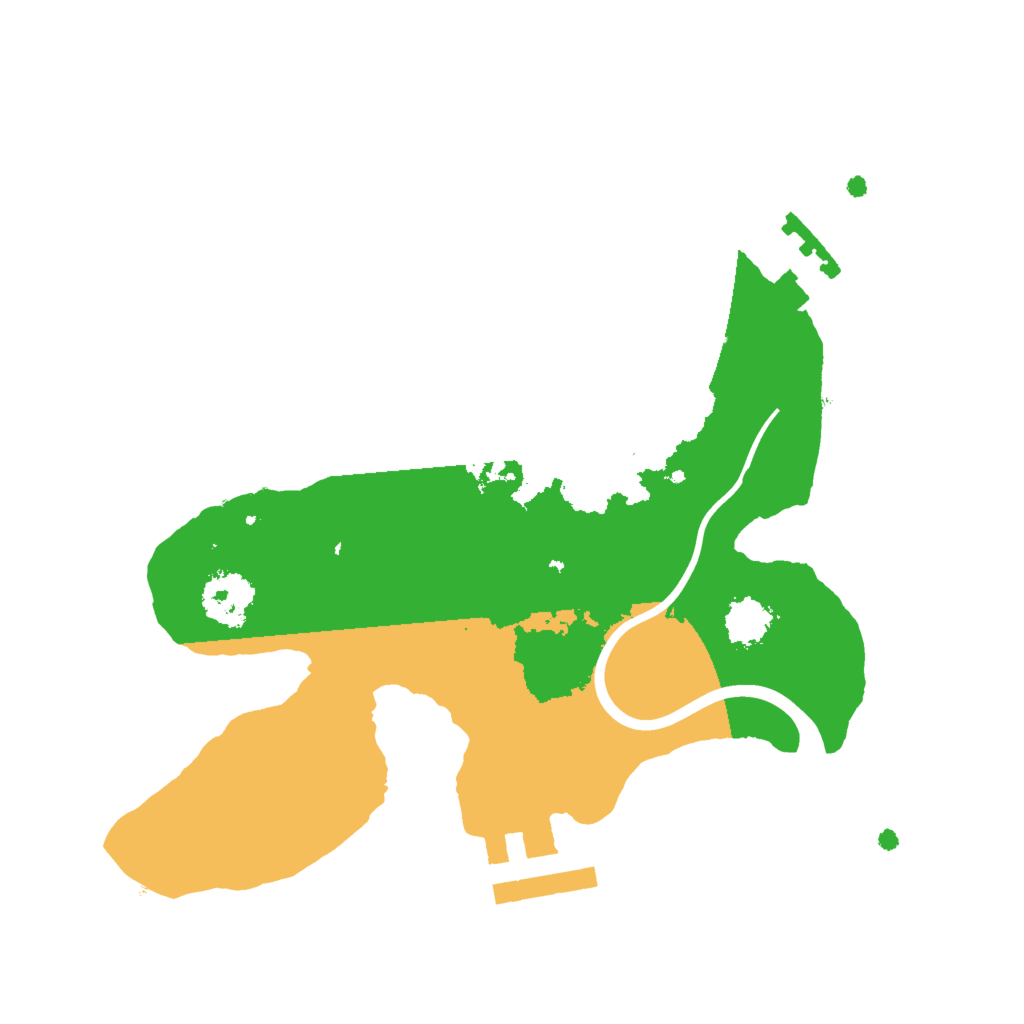 Biome Rust Map: Procedural Map, Size: 2000, Seed: 1864762867