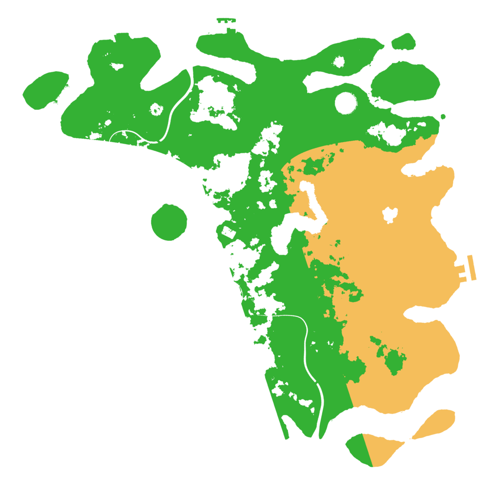Biome Rust Map: Procedural Map, Size: 4000, Seed: 82372358