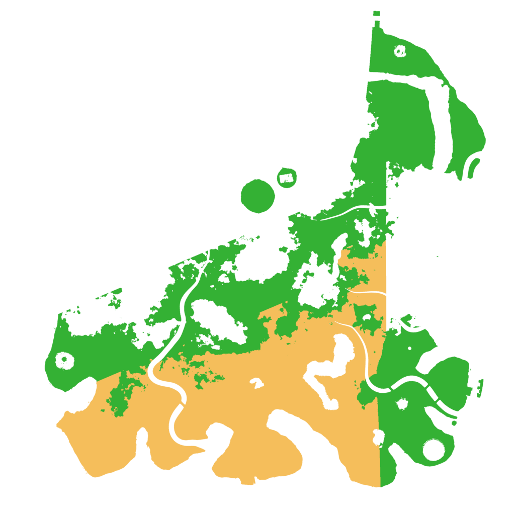 Biome Rust Map: Procedural Map, Size: 4200, Seed: 133268001