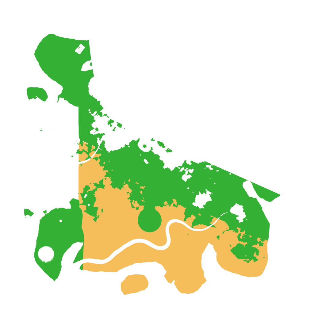 Biome Rust Map: Procedural Map, Size: 3500, Seed: 684702103