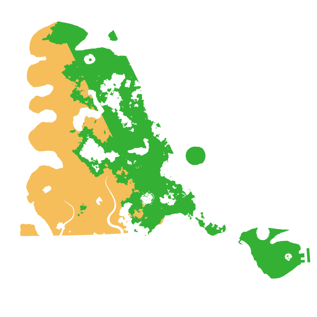 Biome Rust Map: Procedural Map, Size: 4550, Seed: 74154027