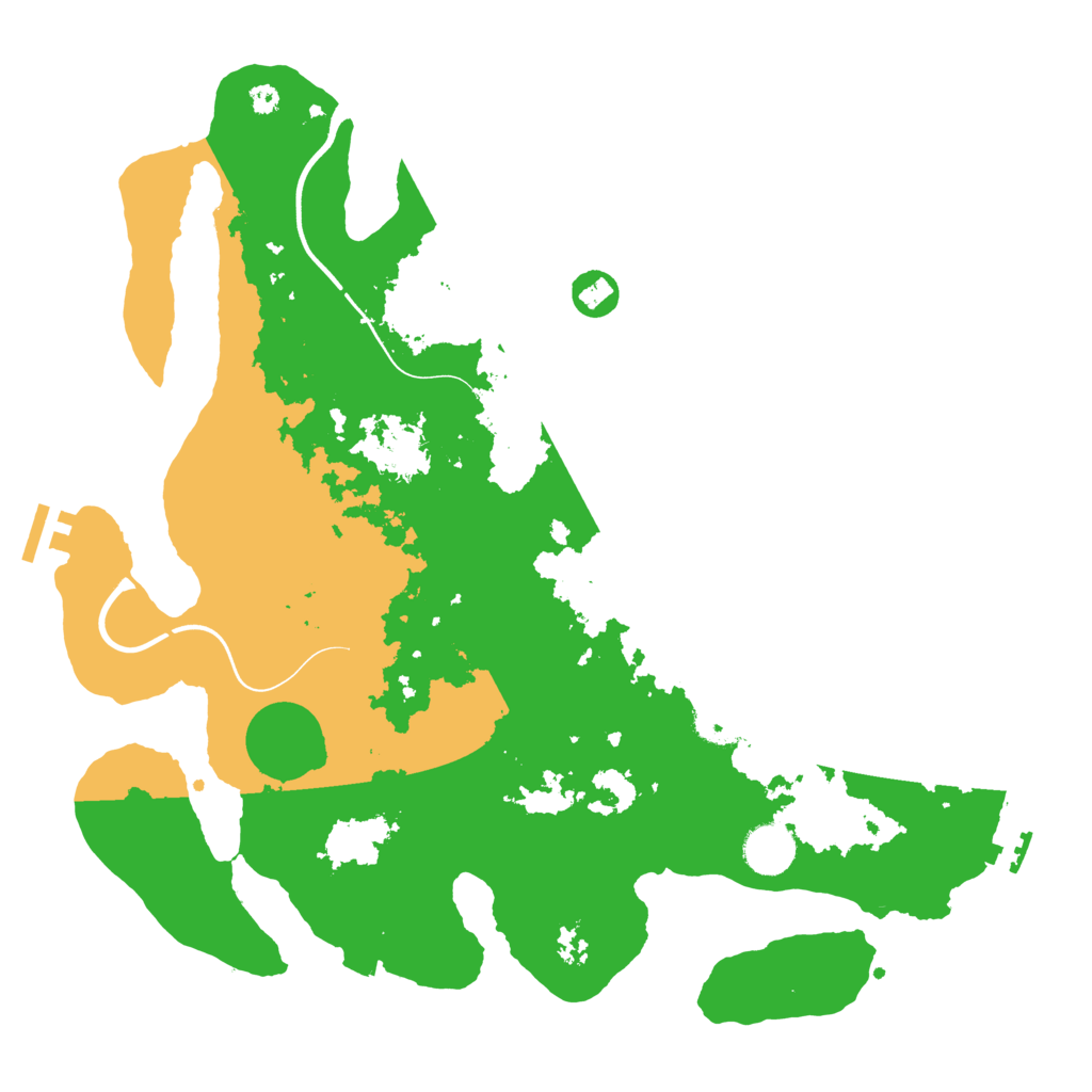 Biome Rust Map: Procedural Map, Size: 3750, Seed: 1529992494