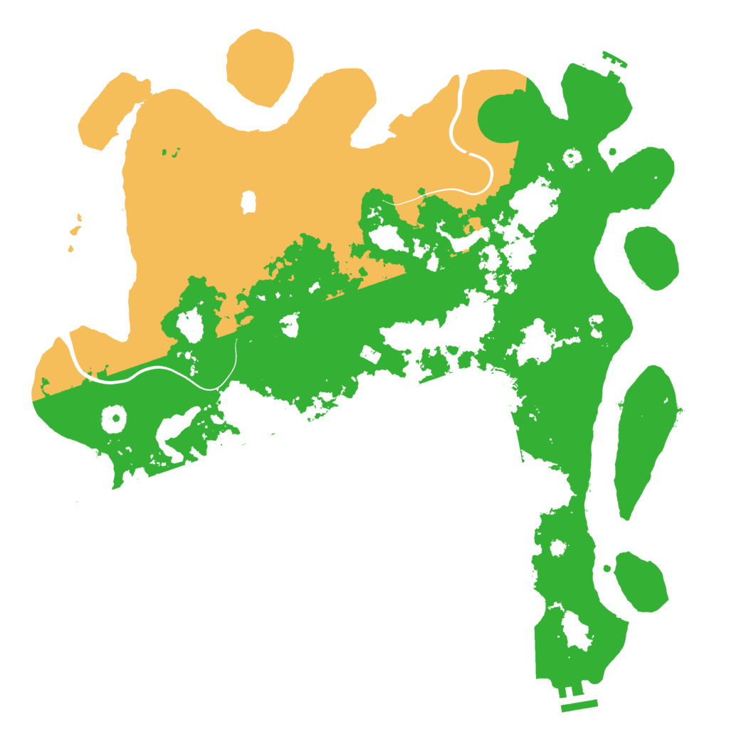 Biome Rust Map: Procedural Map, Size: 4000, Seed: 240403