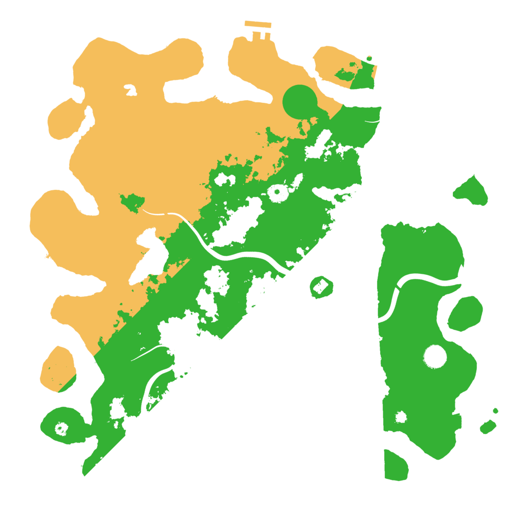 Biome Rust Map: Procedural Map, Size: 4000, Seed: 1951414870