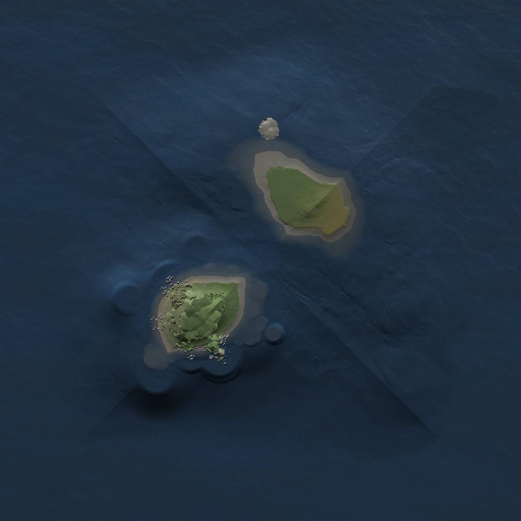 Rust Map: Procedural Map, Size: 1000, Seed: 4072, 1 Monuments