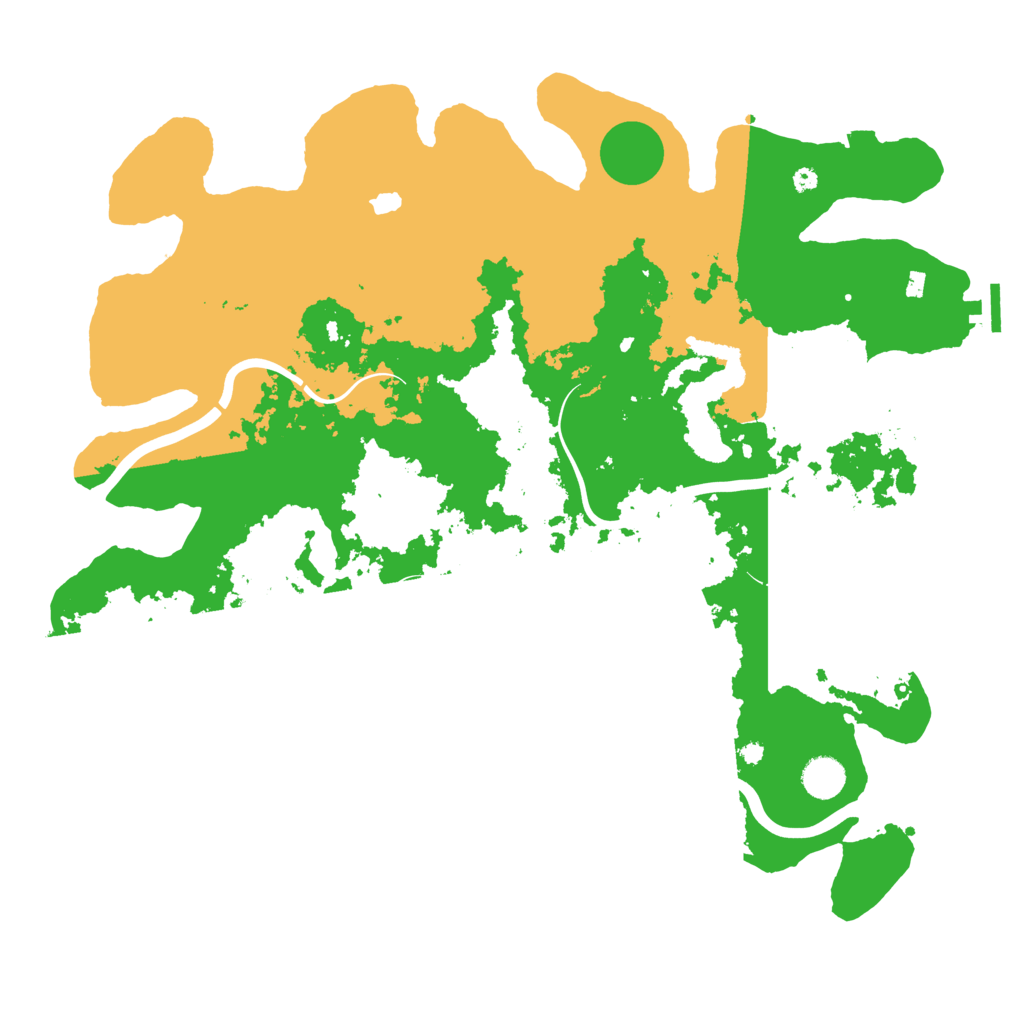 Biome Rust Map: Procedural Map, Size: 4250, Seed: 166750776