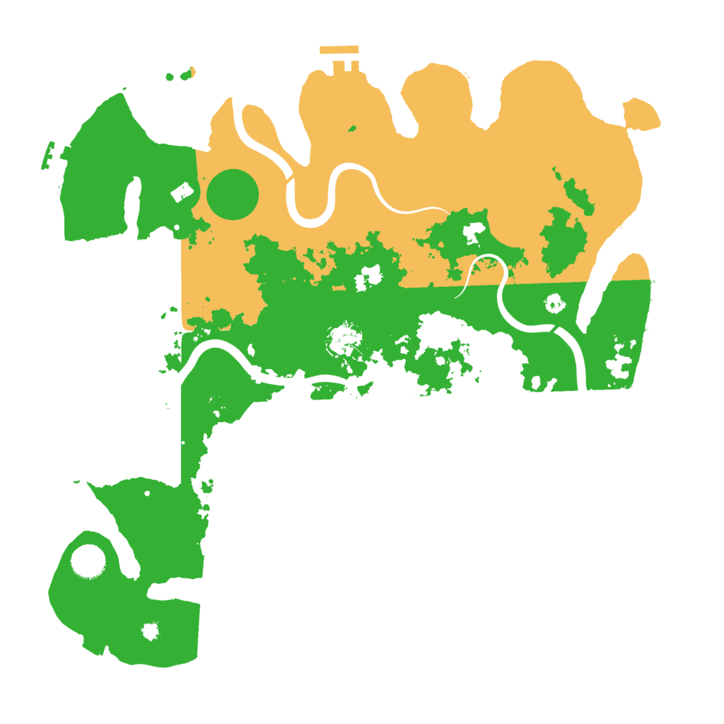 Biome Rust Map: Procedural Map, Size: 3750, Seed: 107