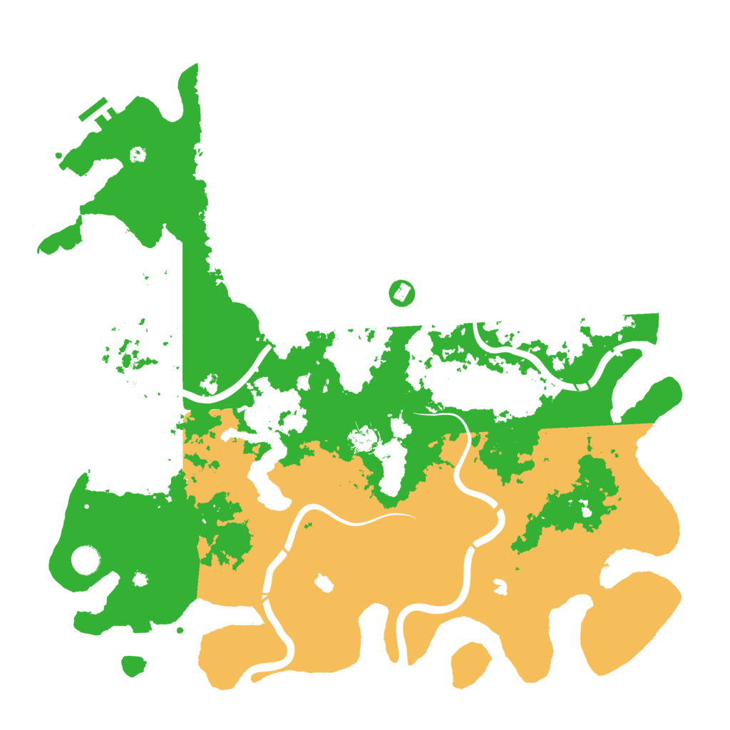 Biome Rust Map: Procedural Map, Size: 4500, Seed: 56346346